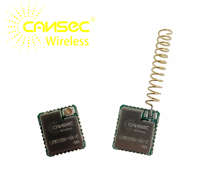 Modul Komunikasi Lora Berukuran Kecil Cansec LRW32BH-HA/UA-C ST-STM32WLE Transmisi Lorawan Jarak Panjang